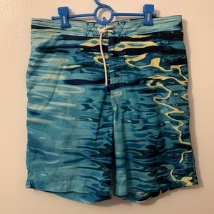 Tommy Bahama mens bathing suit large blue